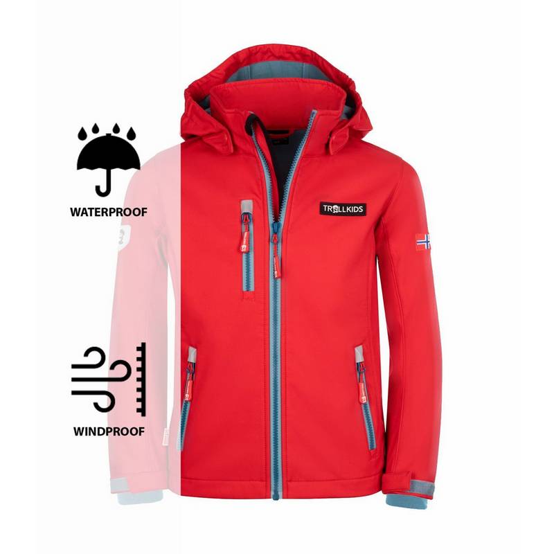 Trollkids Preikestolen Softshelljacke Kinder