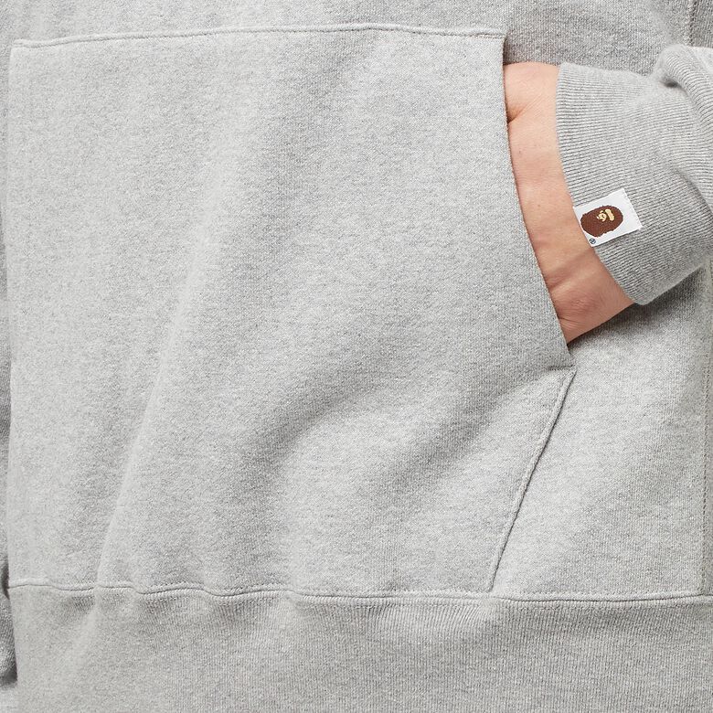A Bathing Ape Shark Pullover Hoodie M gray