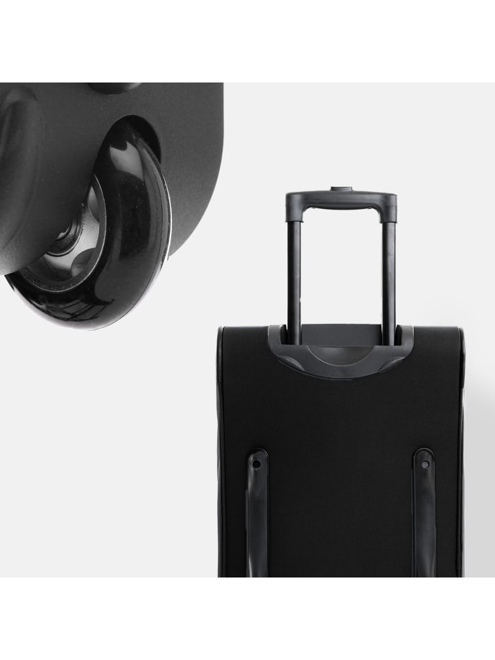 FERGÉ Reisetasche mit Rollen wasserabweisend Reisetasche mit Rollen groß Paris in schwarz günstig kaufen onesize
