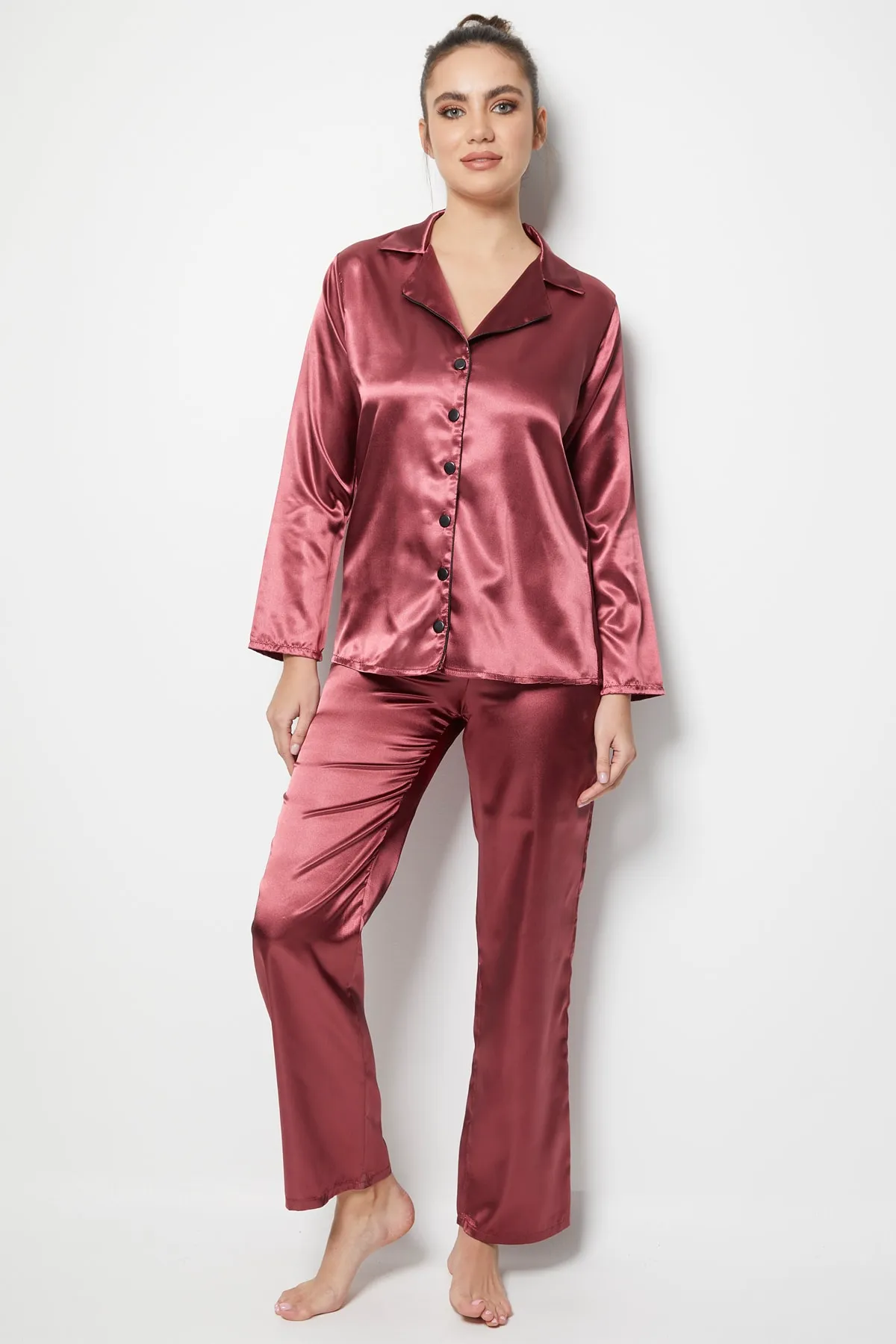 Miorre  Satin-Pyjama-Set