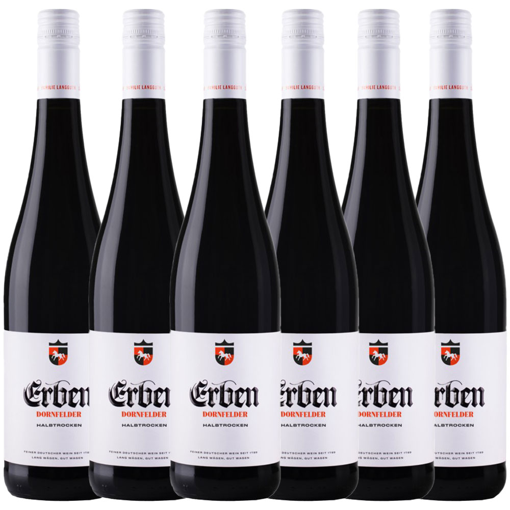 Erben Dornfelder halbtrocken 2023 - 6er Karton