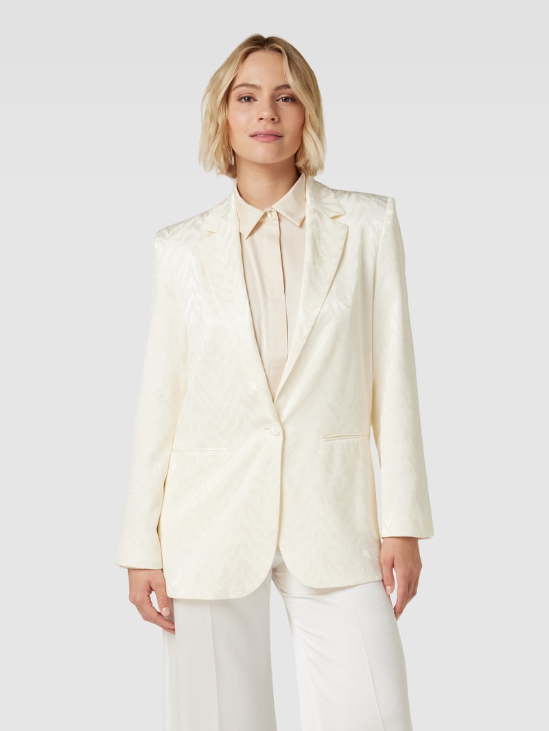 Blazer mit Allover-Muster Modell 'natalie' in offwhite