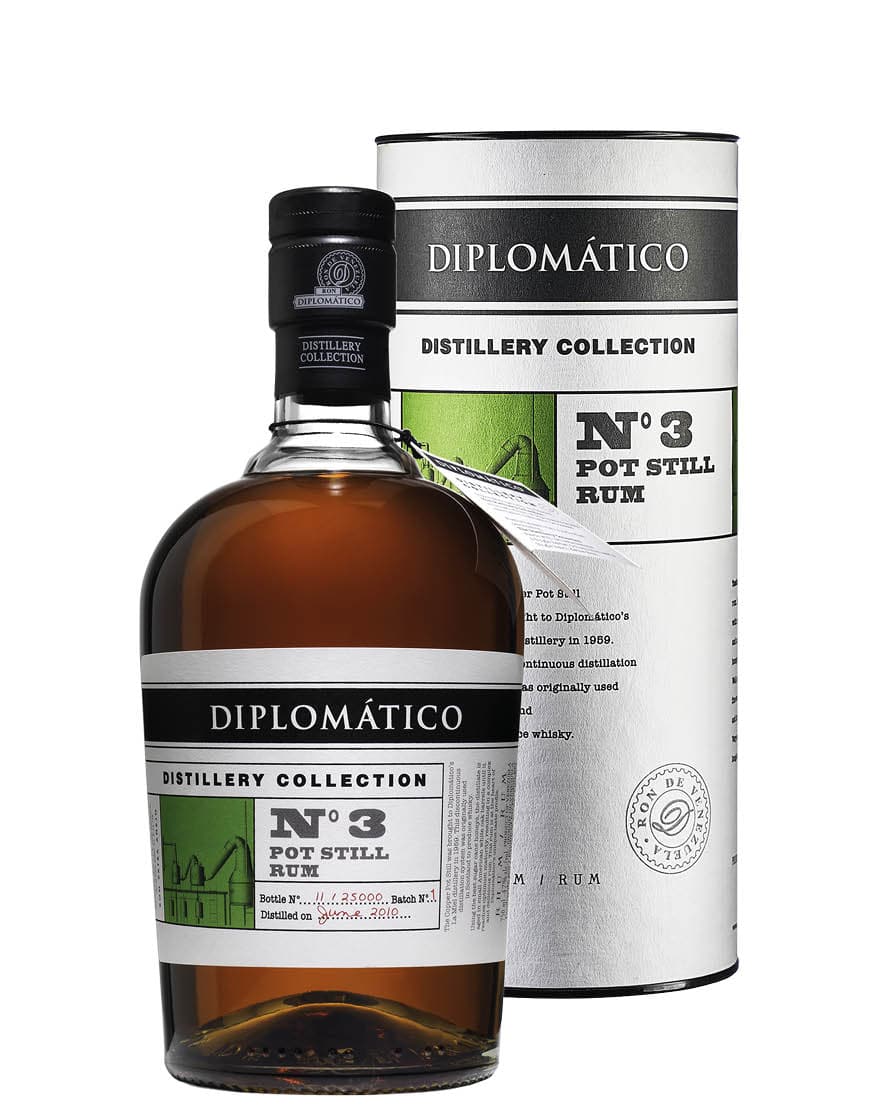 Ron de Venezuela DOC Distillery Collection N° 3 Pot Still Rum Diplomatico 0,7 ℓ, En Étui