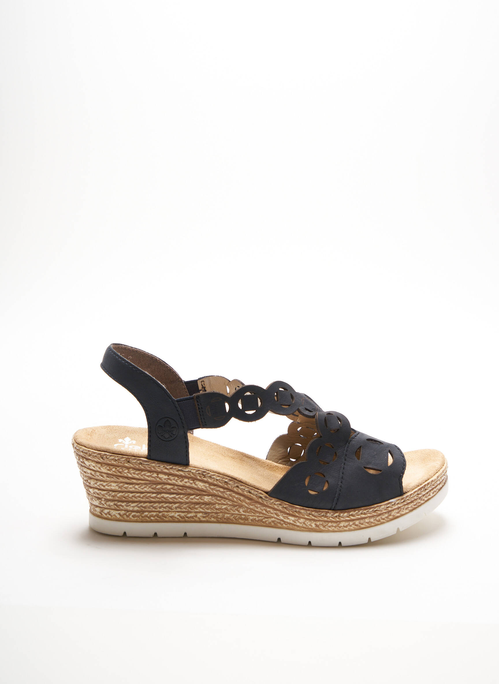 Rieker Sandales Nu Pieds Femme couleur bleu
