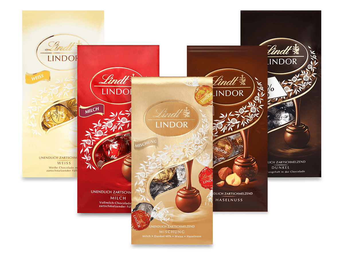 Lindt LINDOR Beutel Set, 683g