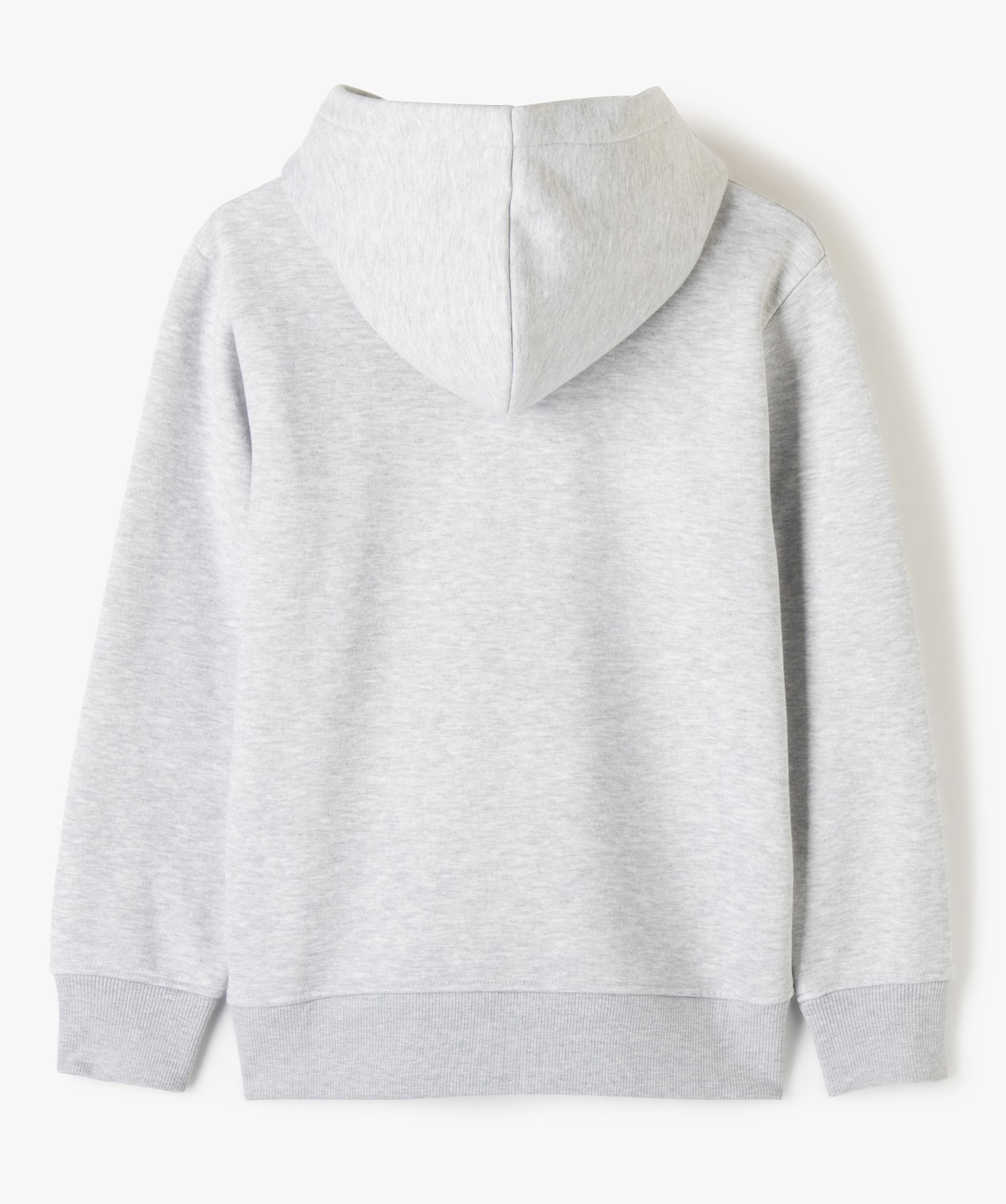 Sweat à capuche avec fermeture zippée Garçon gris | GEMO