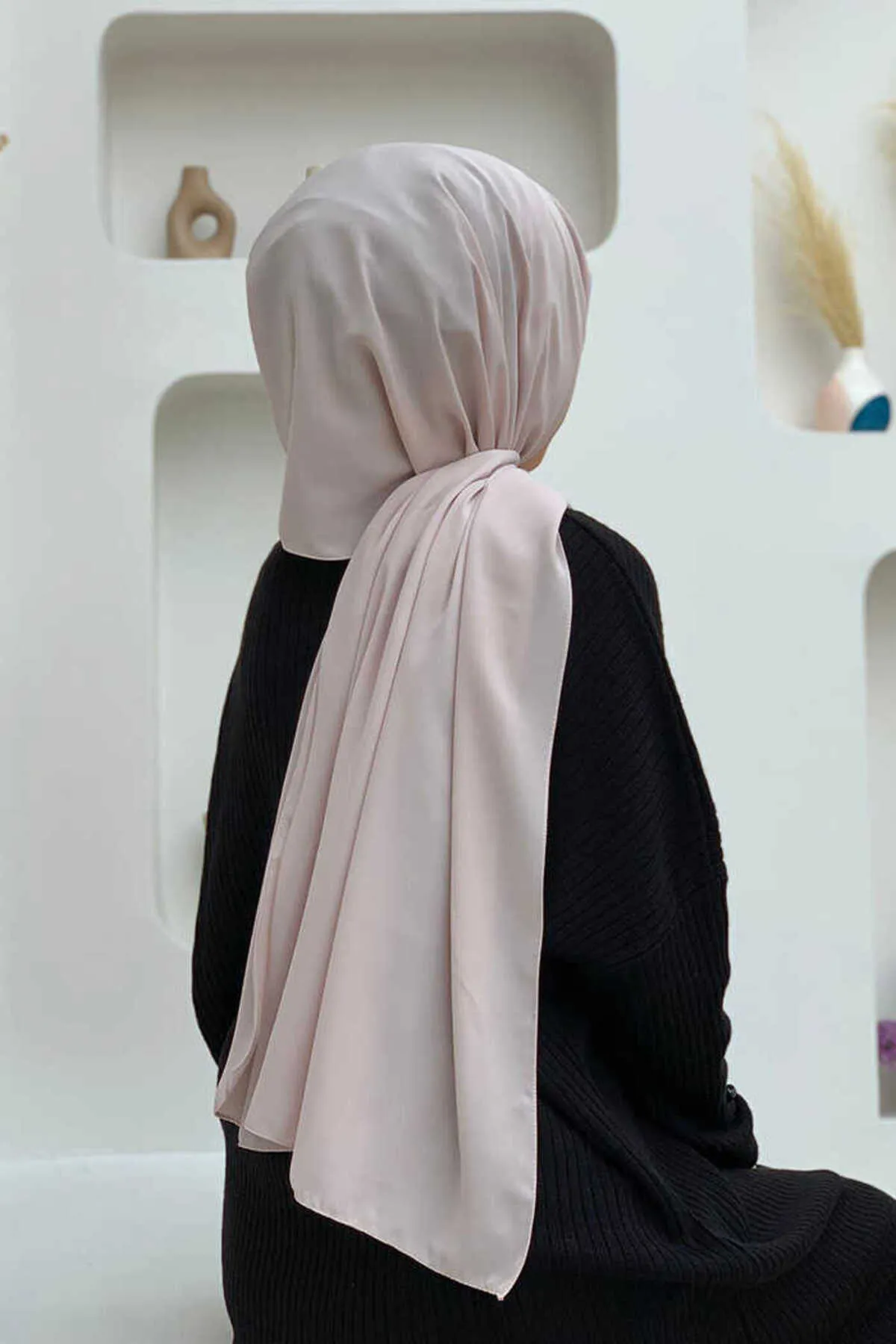 Bym Fashion  2050 Medina-Seidenschal, Stein