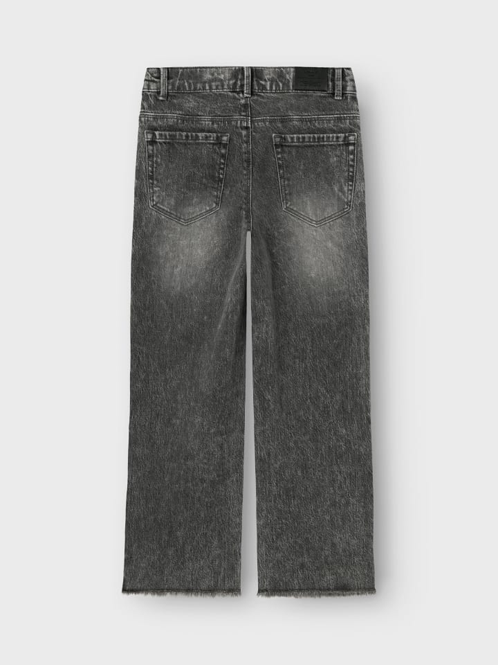name it Wide Leg Jeanshose NKFROSE WIDE JEANS 9417-TK in dark grey denim günstig kaufen