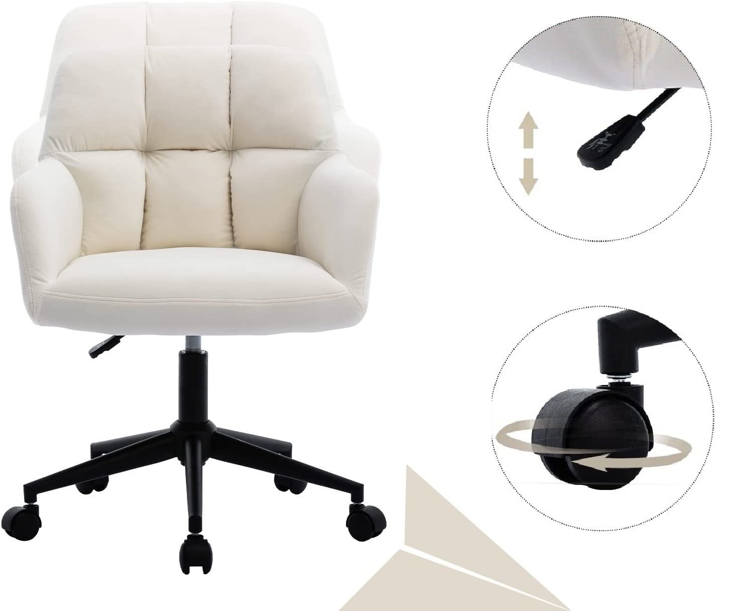 WAHSON OFFICE CHAIRS Bürostuhl Samt Bürostuhl Schreibtischstuhl Drehstuhl