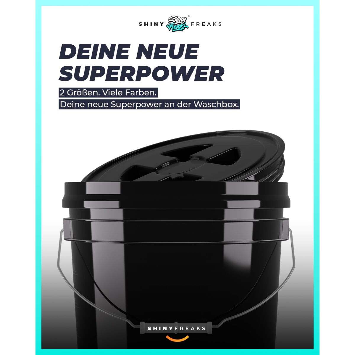 chemicalworkz Performance Buckets Wascheimer 3,5GAL Schwarz