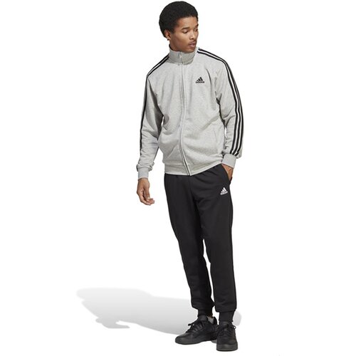HERREN SPORTANZUG BASIC 3-STREIFEN FRENCH TERRY