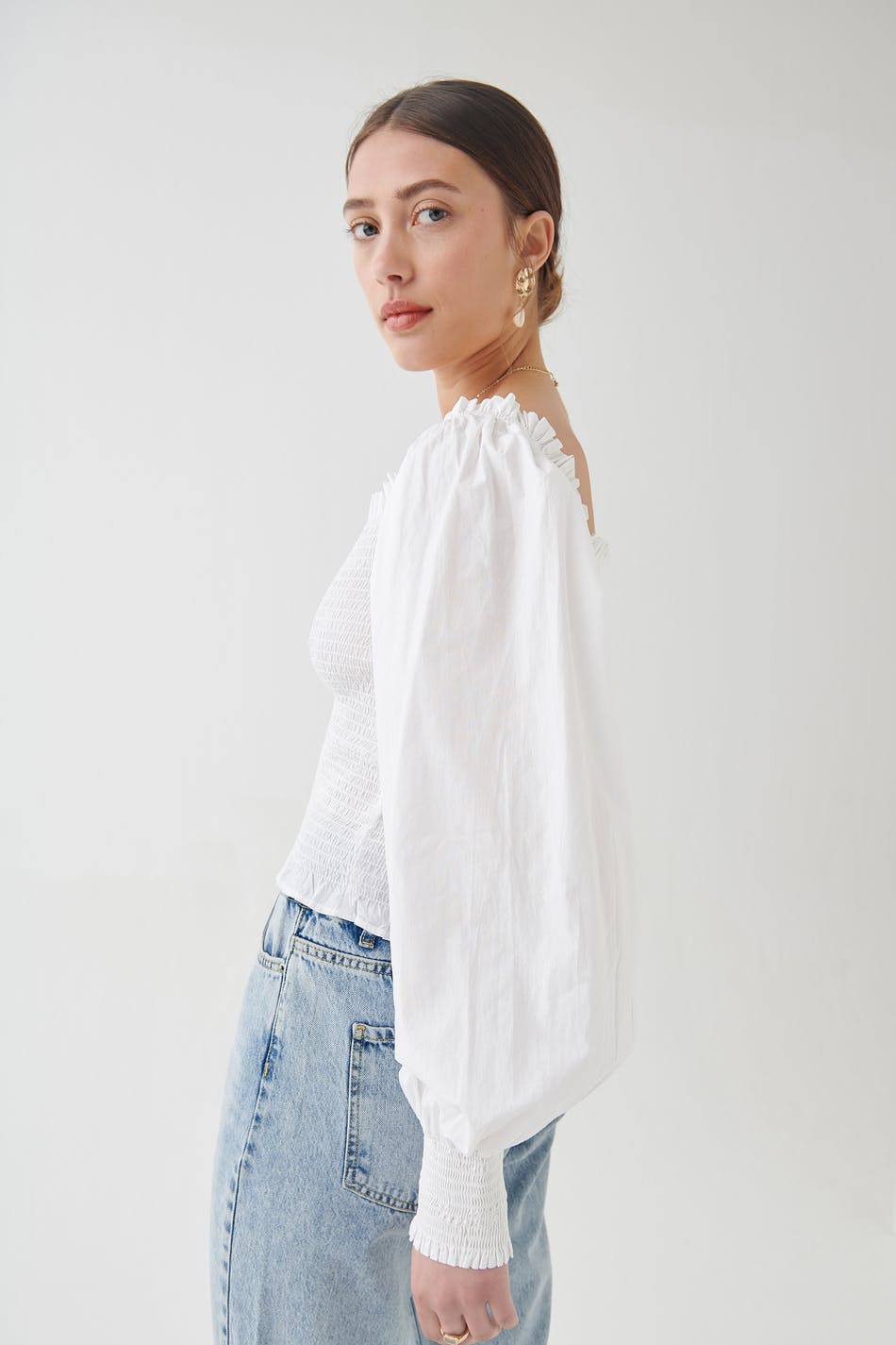 Estra smock blouse