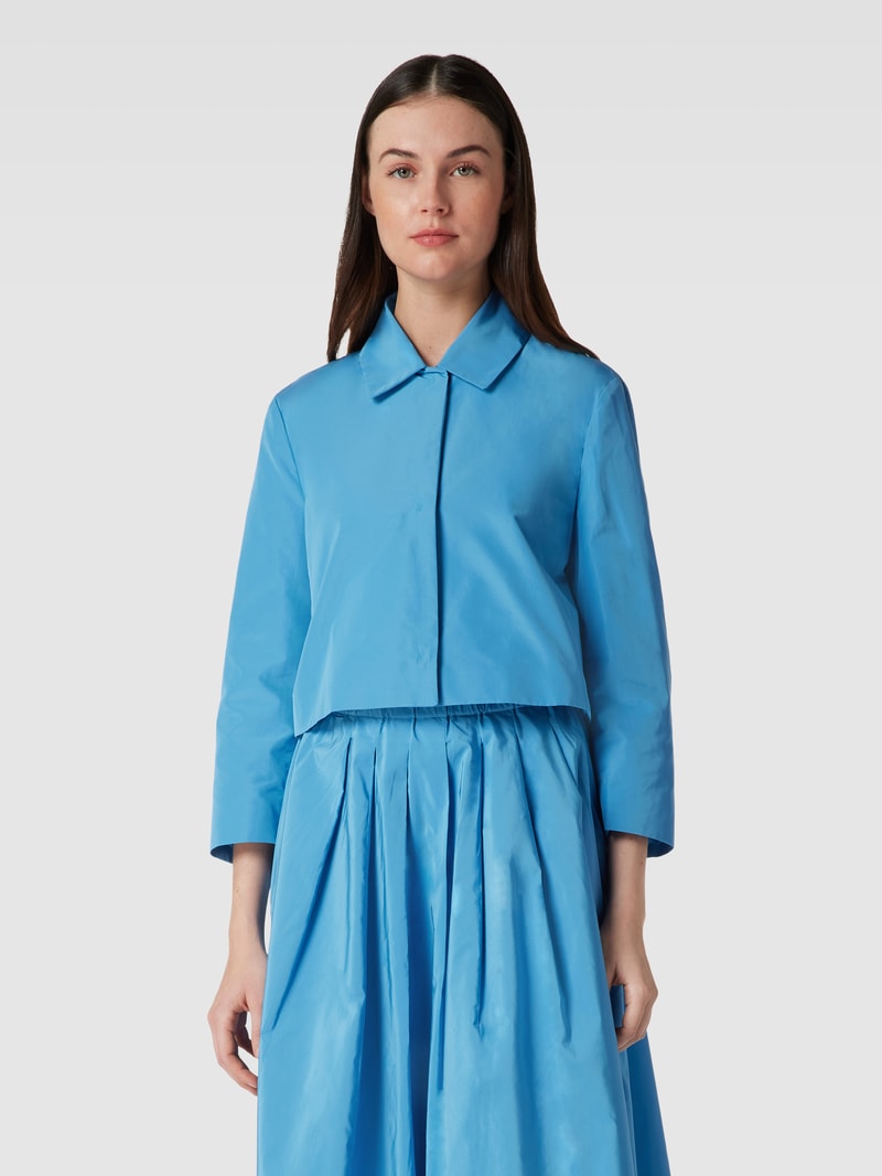 Blazer mit Umlegekragen Modell 'CANDIDA' in rauchblau