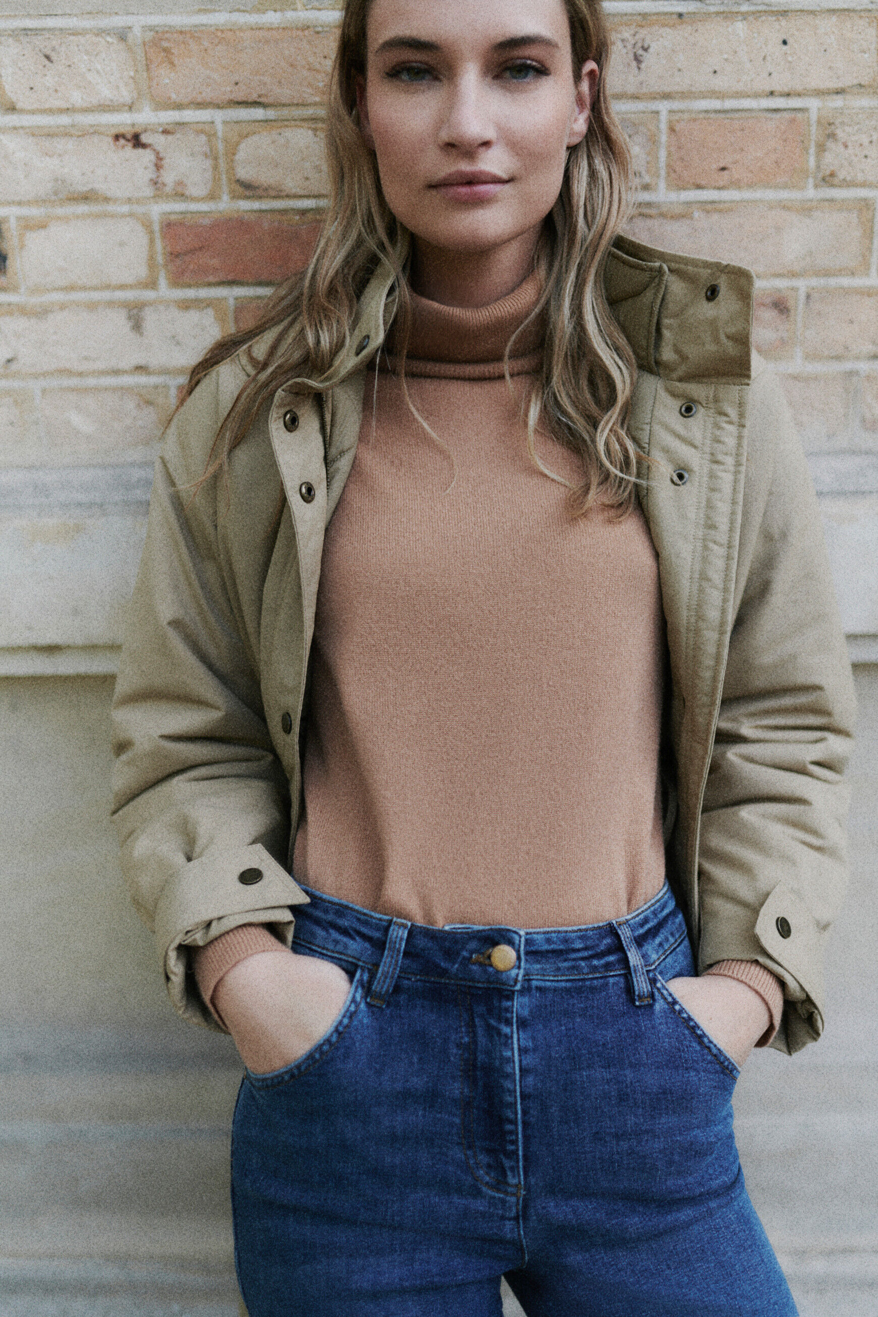 pull dylan b 100% cachemire camel femme