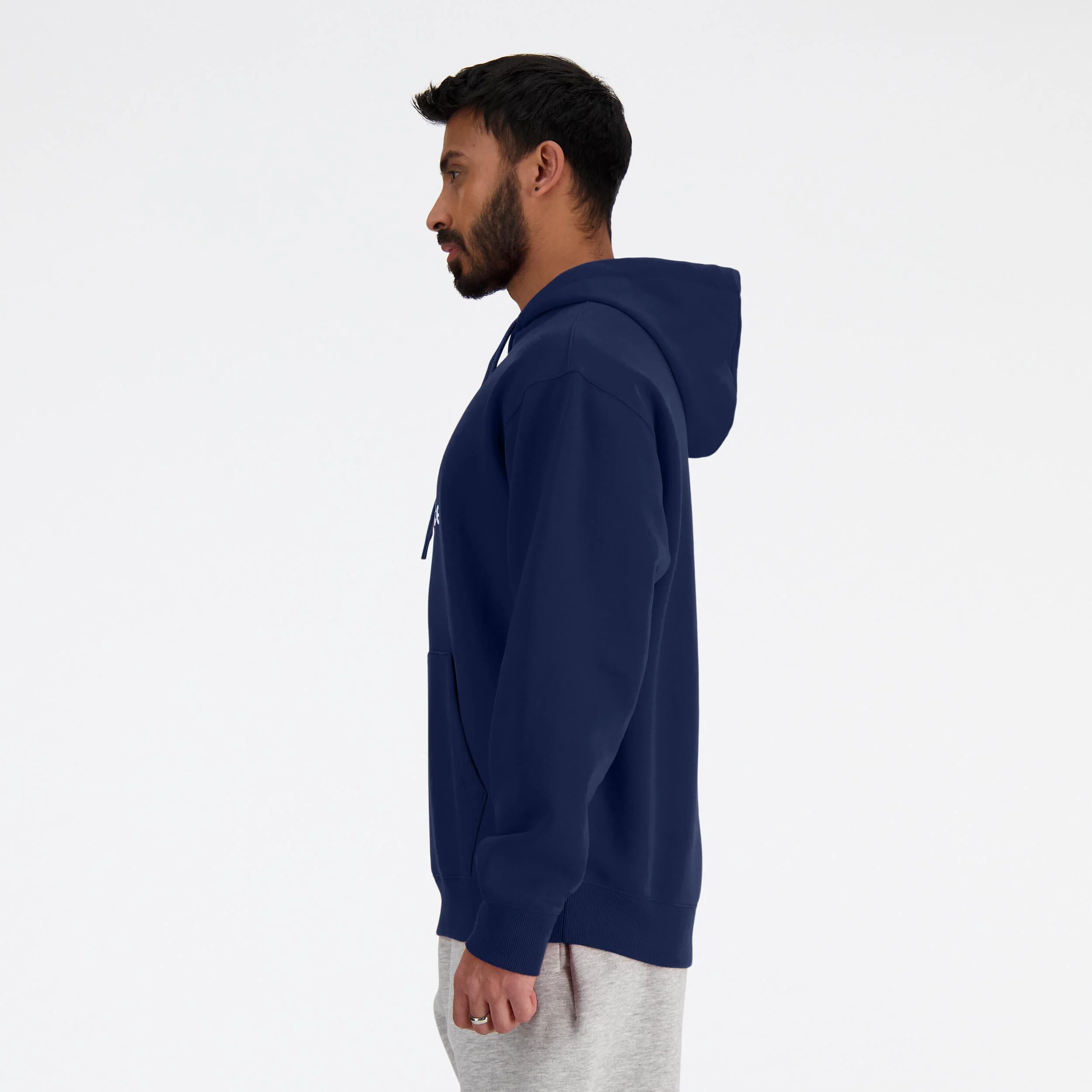 Logo French Terry Hoodie Hoody Herren - Dunkelblau