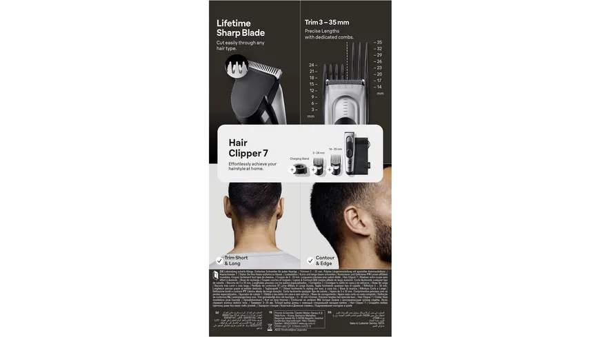 BRAUN Haarschneider Series 7 HC7390