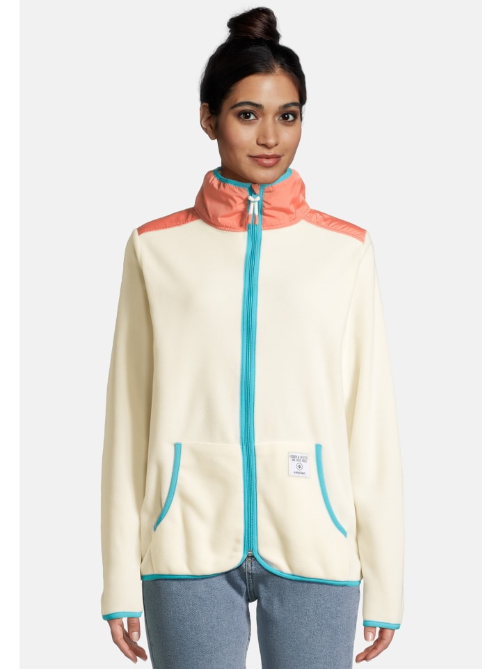 Salzhaut Fleecejacke KLÓÓWERBLAD in Beige Coral günstig kaufen