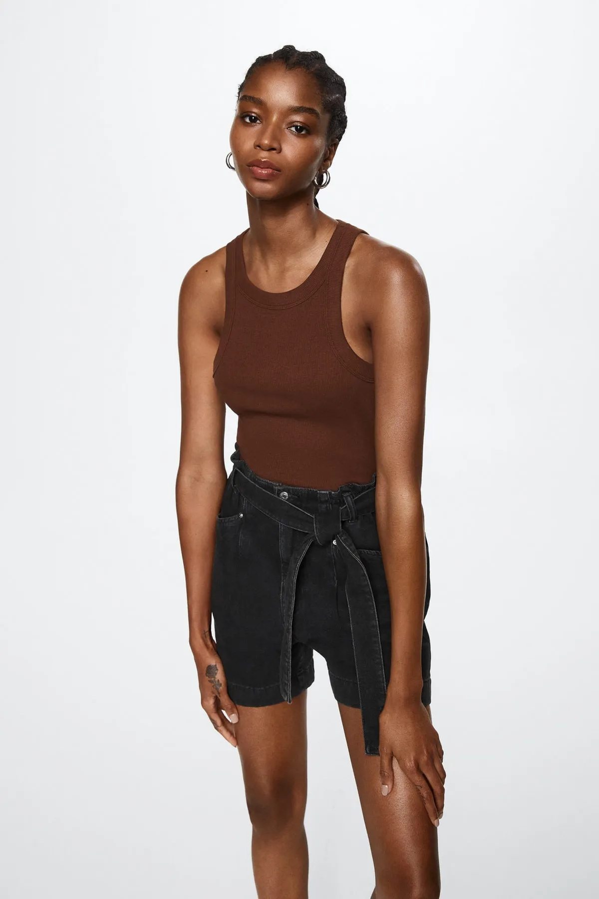 MANGO  37000459 Damen / Mädchen Schwarzer Denim