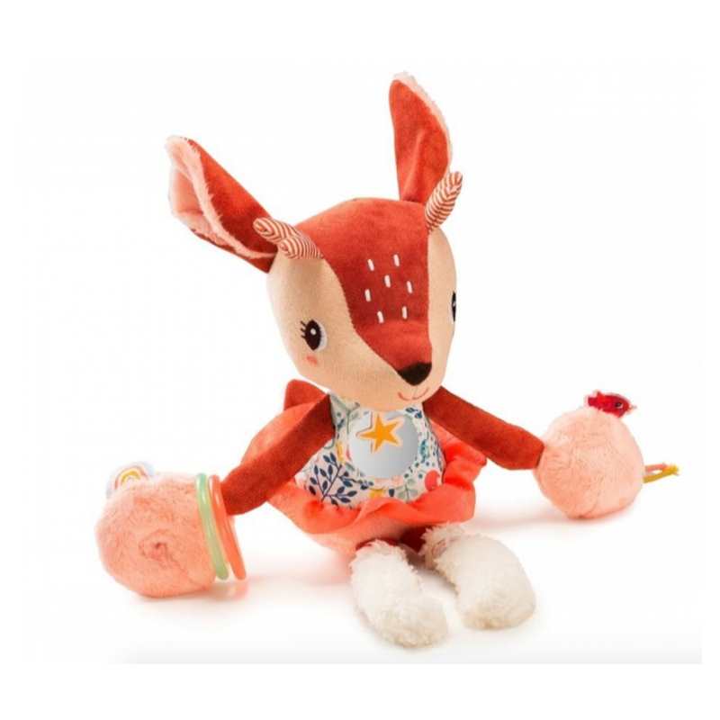 Peluche multiactivités Stella le faon