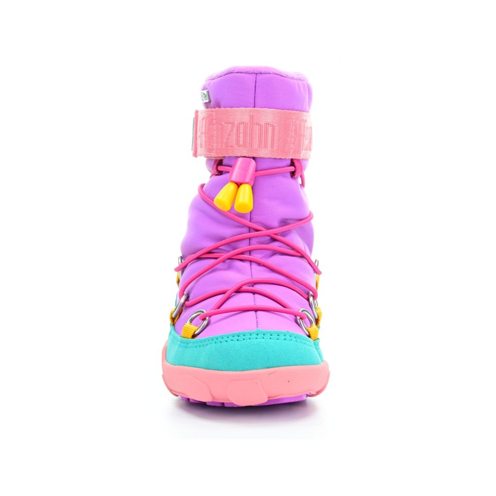 Affenzahn Schneestiefel Vegan Snowy Eule Pink Winterbarfußschuhe