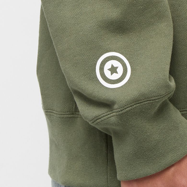 A Bathing Ape Shark Pullover Hoodie olive drab