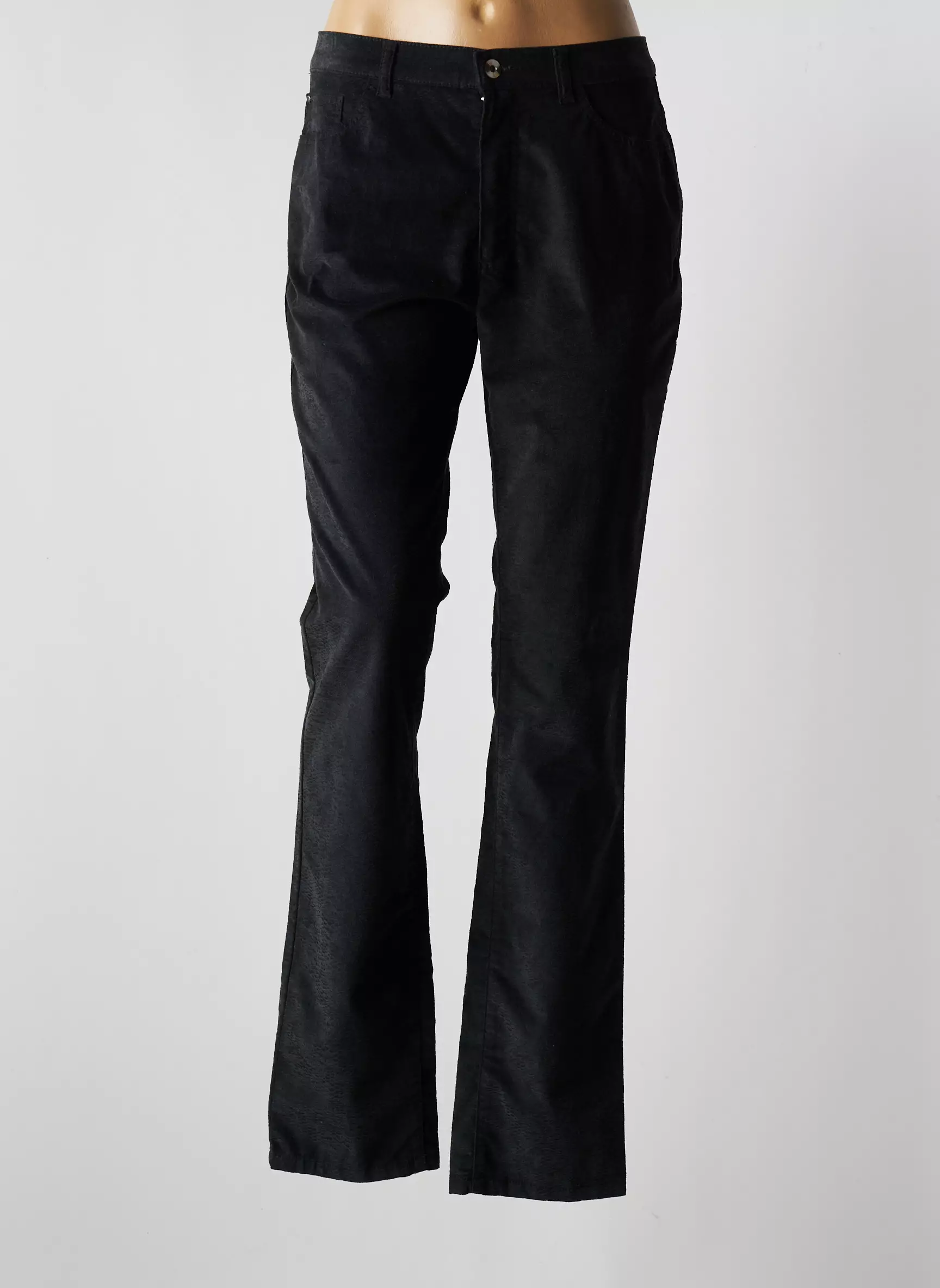 Bruno Saint Hilaire Pantalons Droits Femme couleur noir