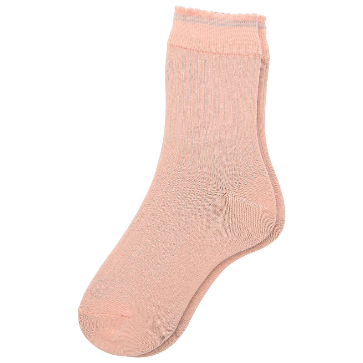3 Paar Damen Socken mit Rippstruktur