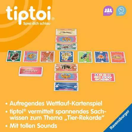 tiptoi® Quiz Tier-Rekorde - Lernspiel ab 6 Jahren
