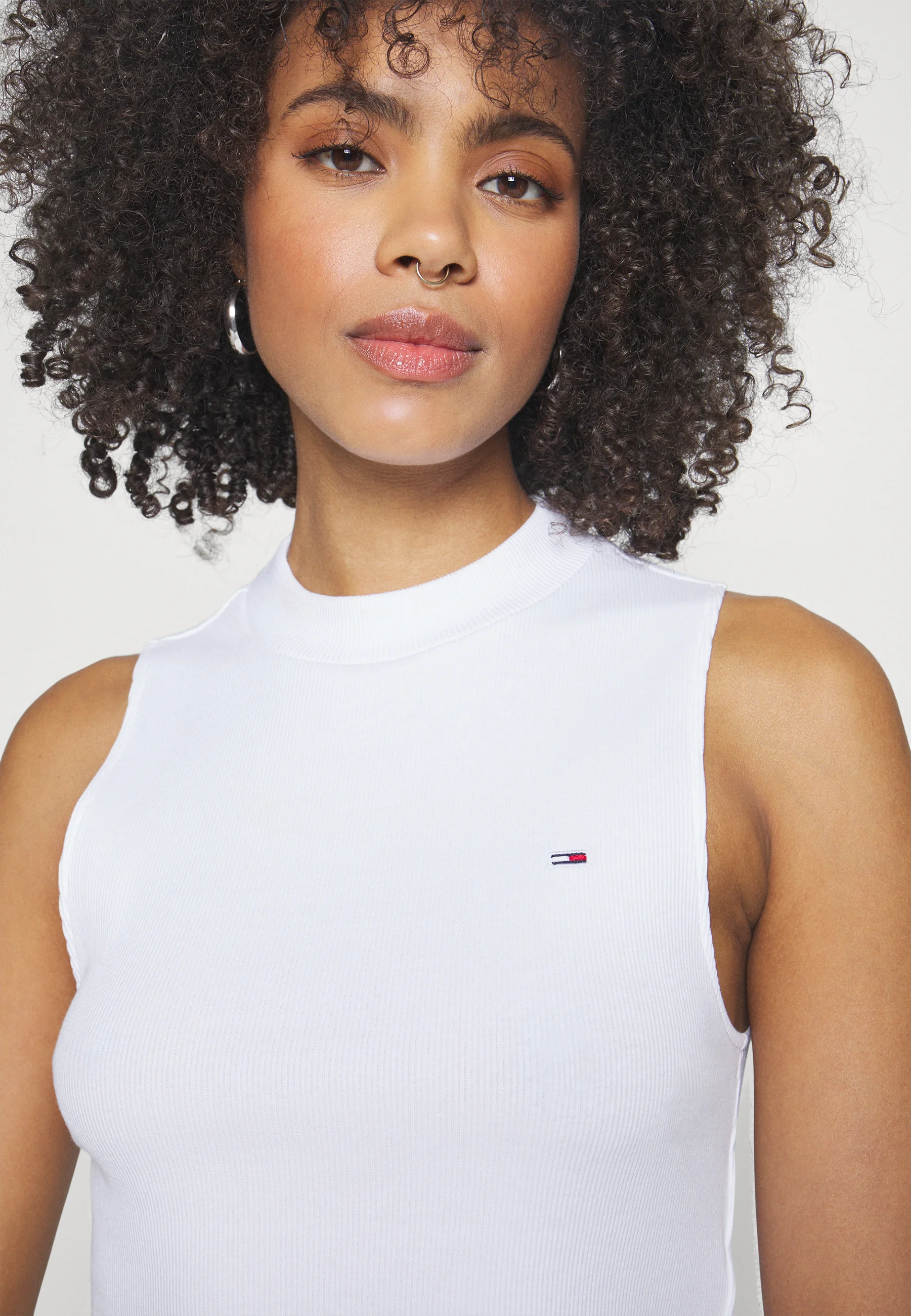 Tommy Jeans MOCKECK TANK - Top