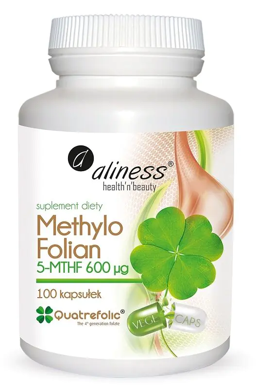 Aliness metil folat 600 mcg biljnog porijekla, kapsule