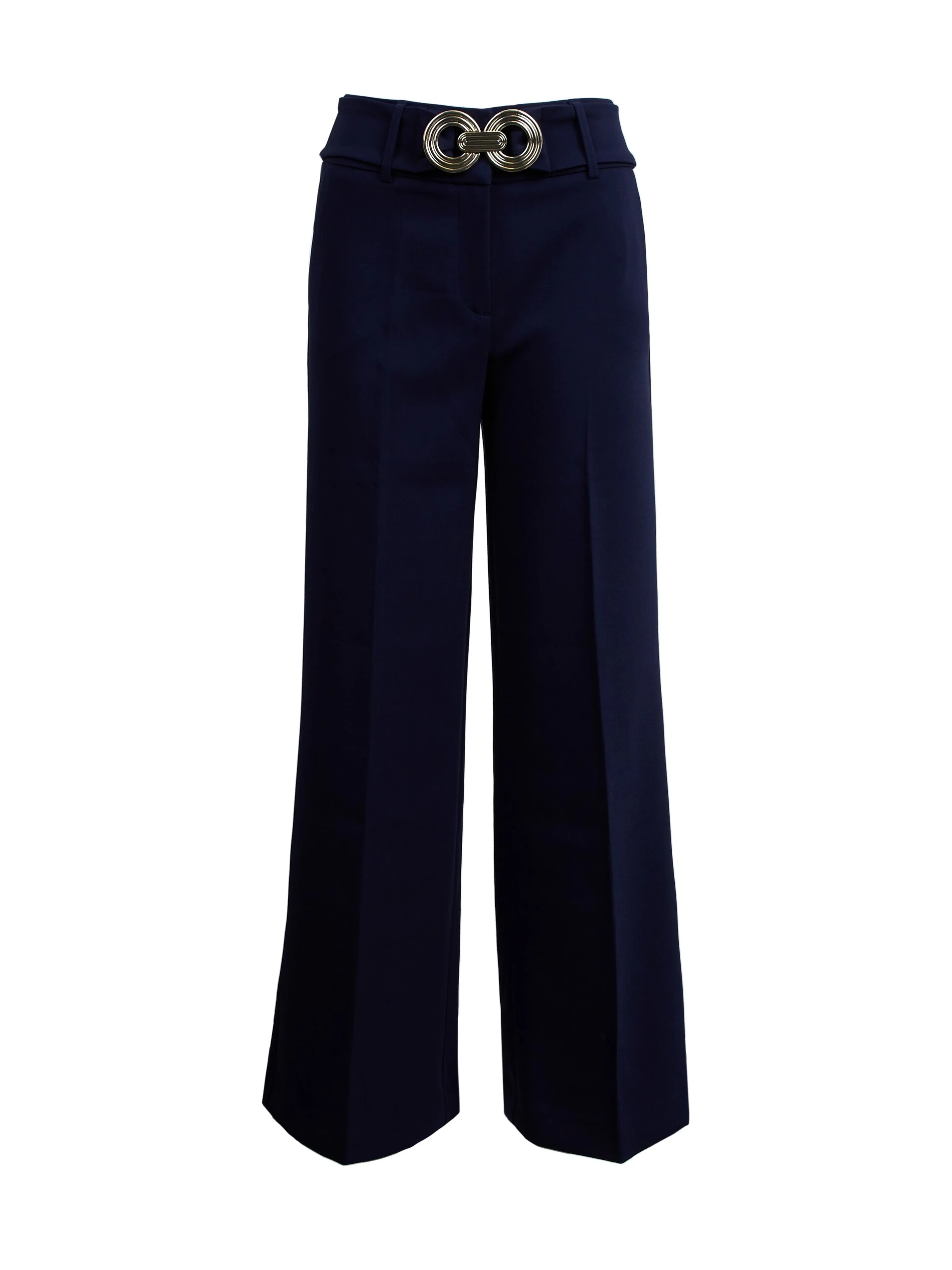 Dunkelblaue weite Damenhose ORSAY