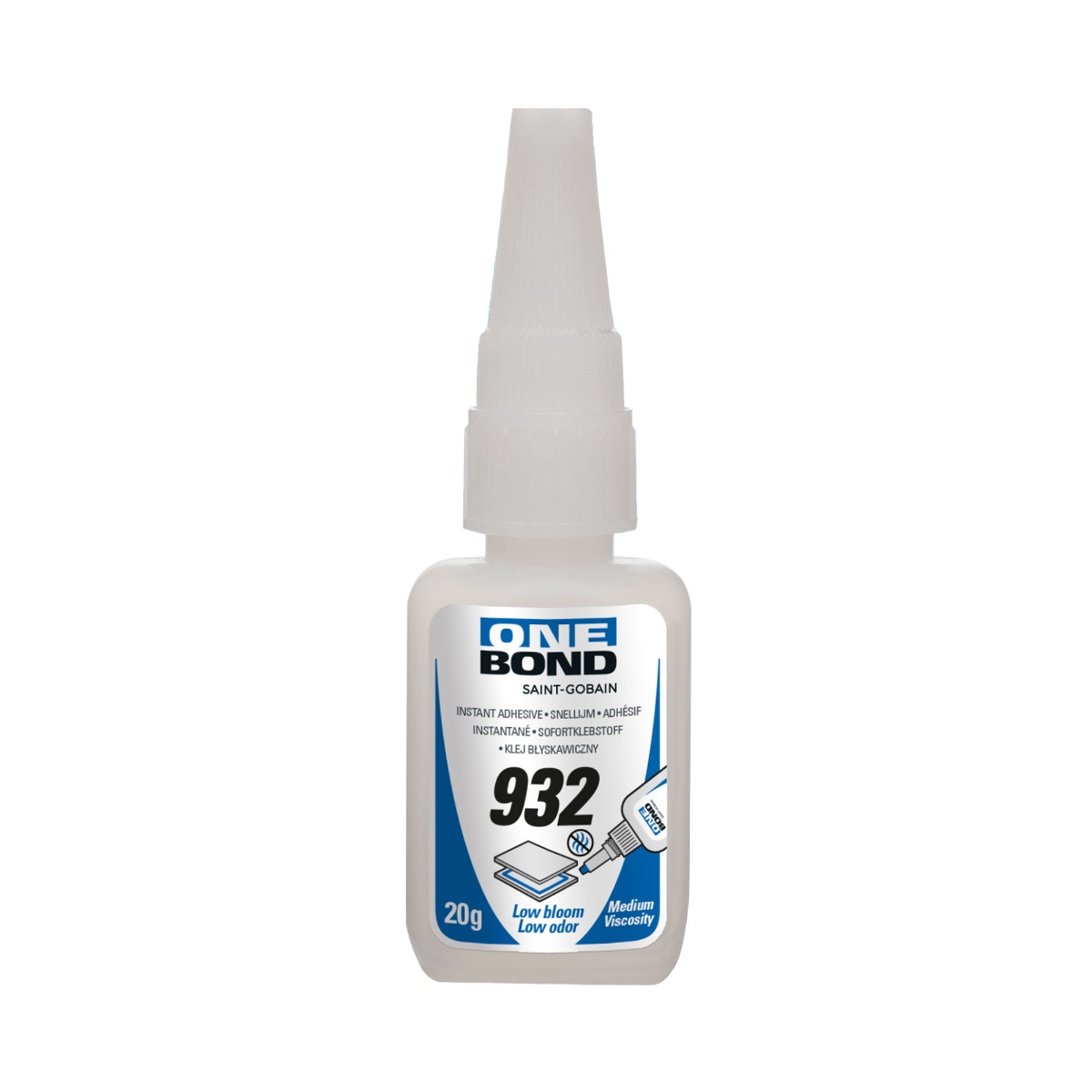 OneBond 78072764213 932 Super Glue o średniej lepkości
