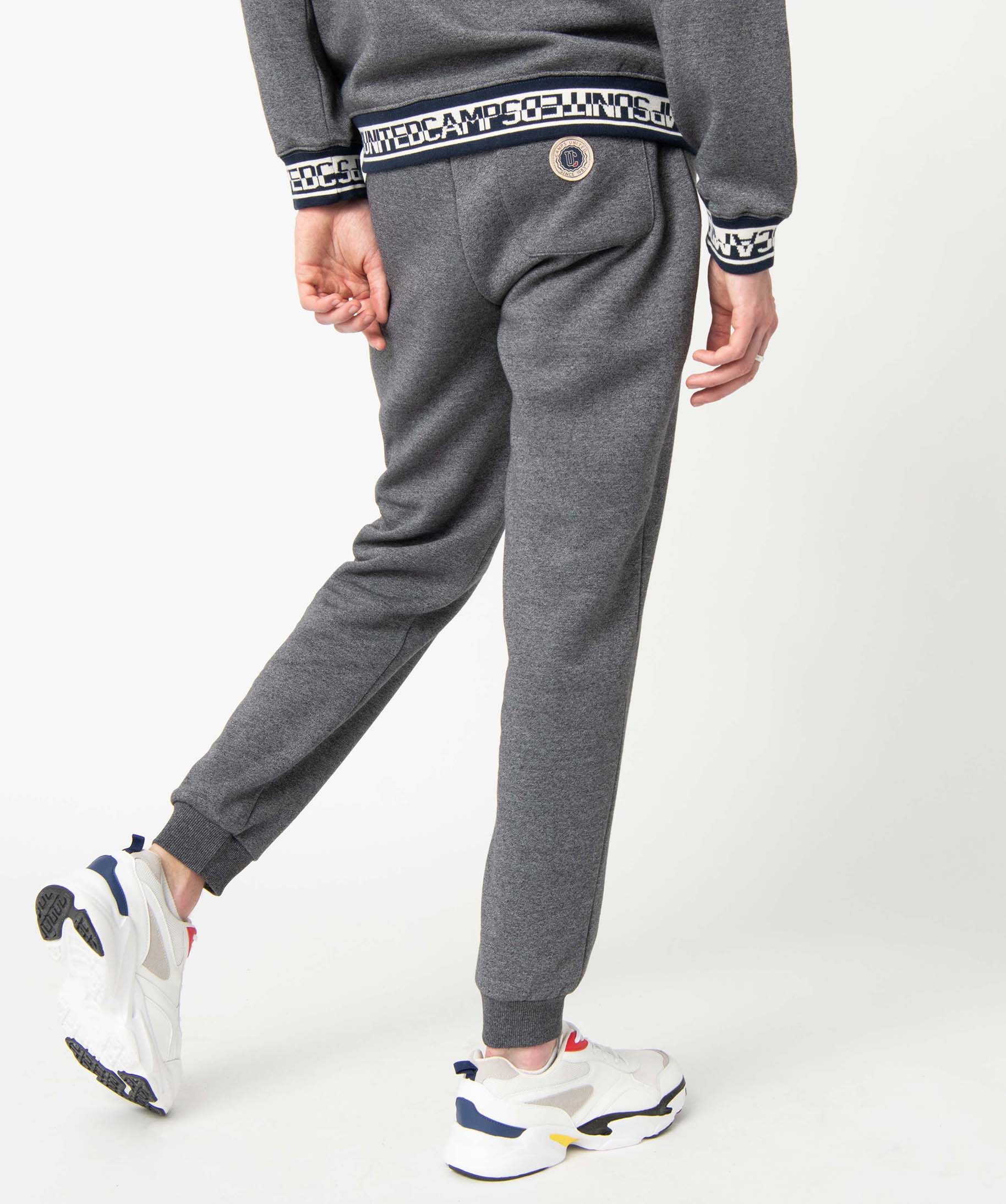 Pantalon de jogging homme avec ceinture imprimée – Camps ... gris | GEMO