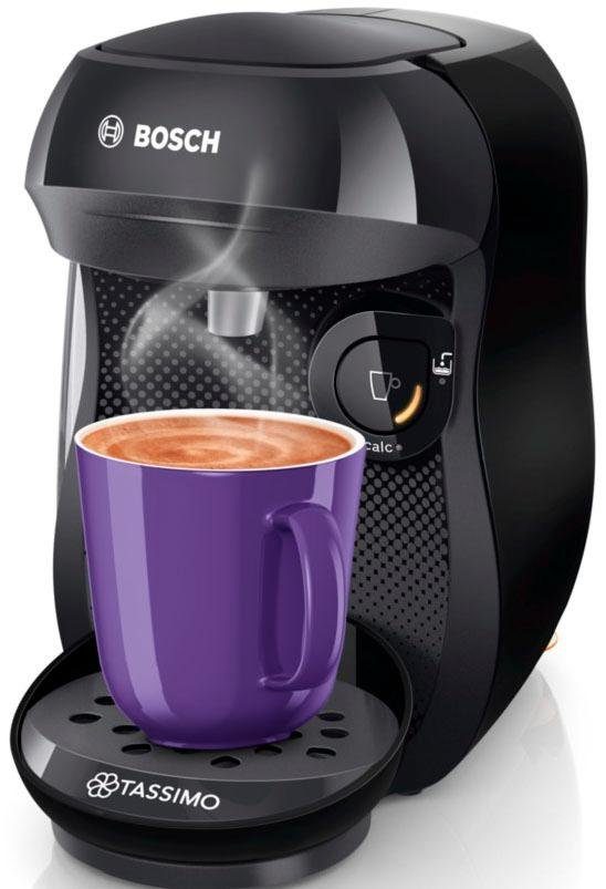 TASSIMO Kapselmaschine HAPPY TAS1002N, 1400 W, vollautomatisch, geeignet für alle Tassen, platzsparend