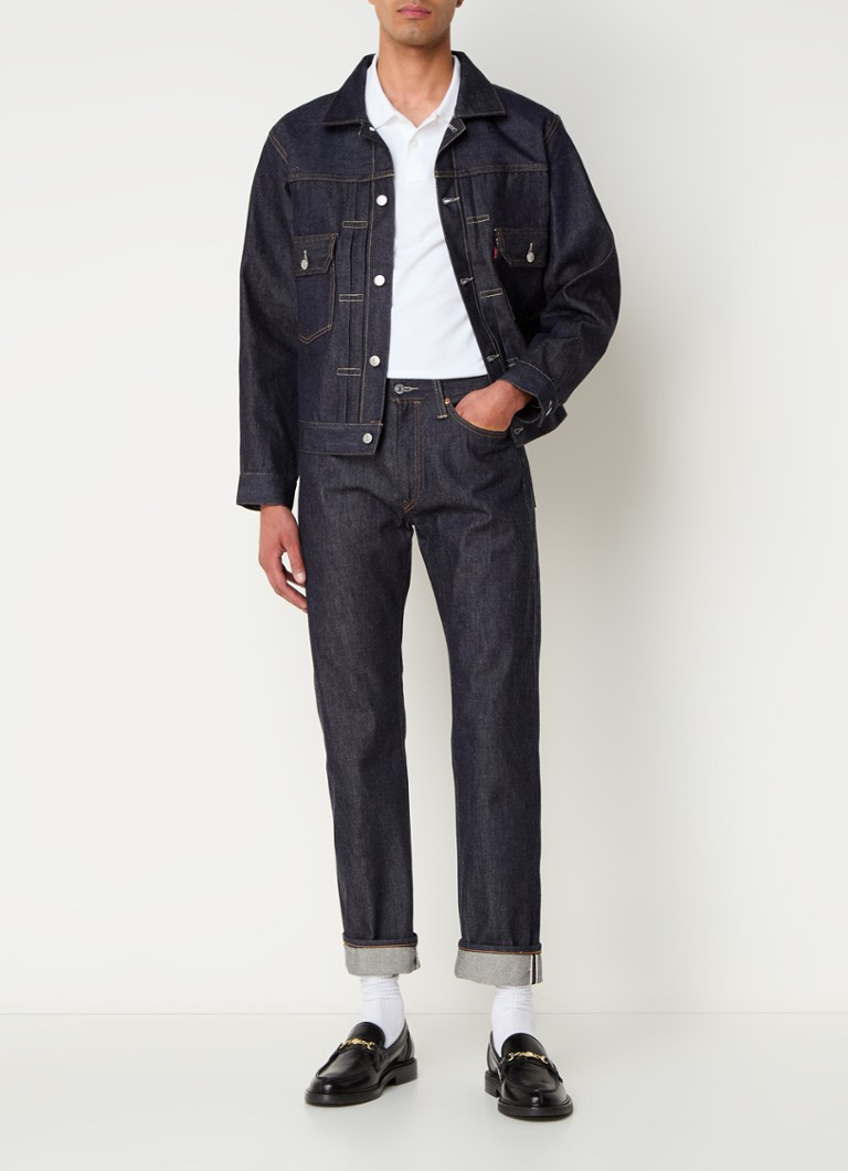 Jeansy Levi's z bawełny organicznej o dopasowanym kroju, w ciemnym odcieniu