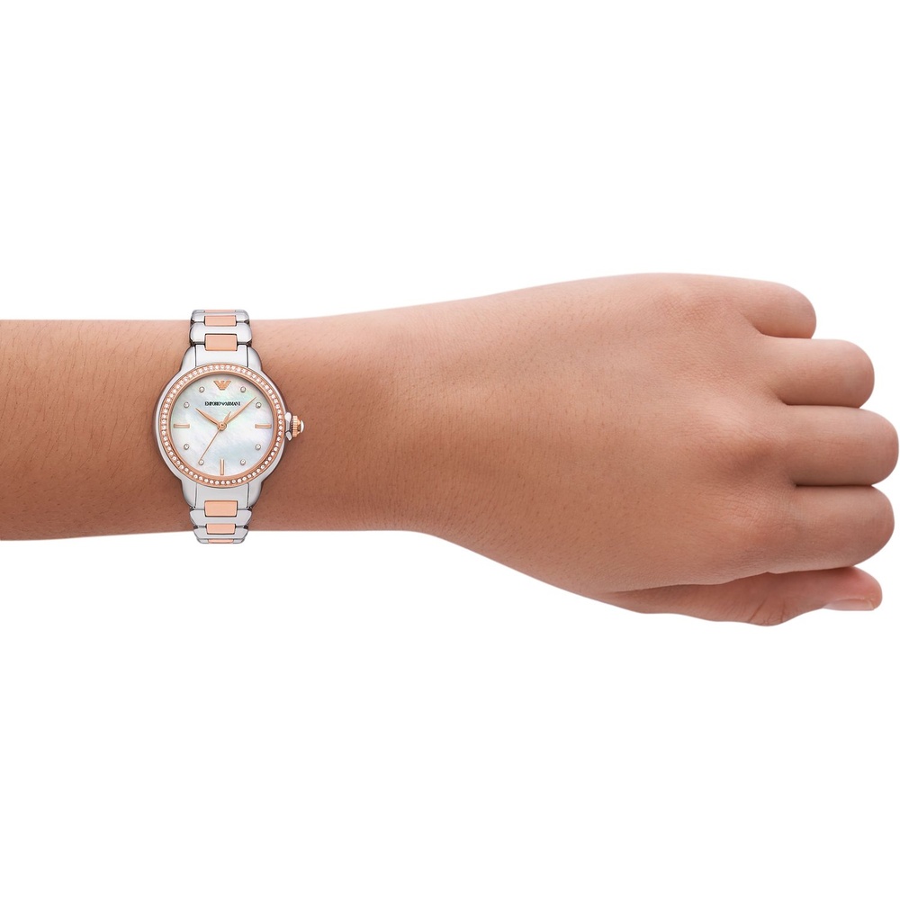 Emporio Armani Montre pour femme Acier inoxydable Montre