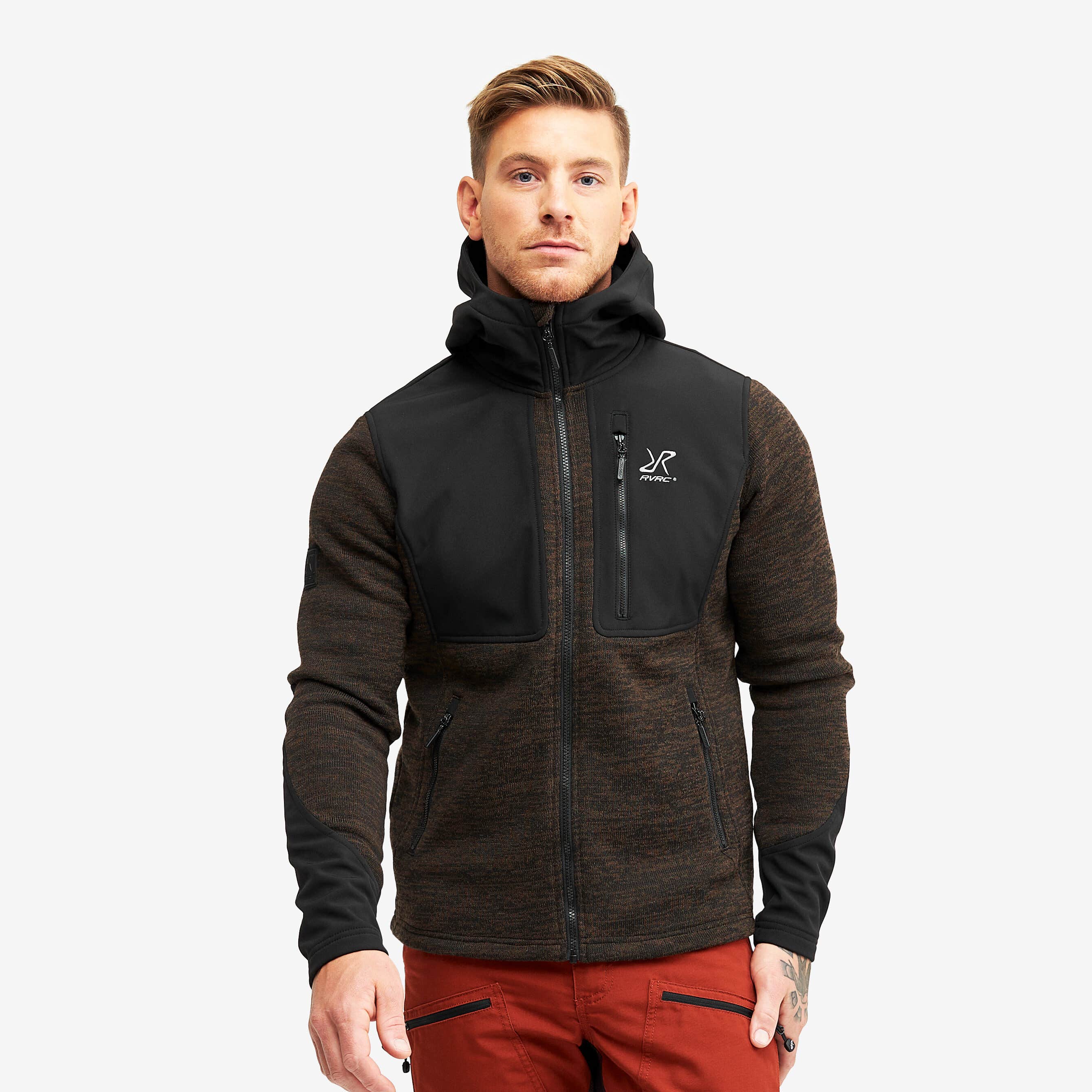 Wander Pro Wool Hoodie Homme Mud