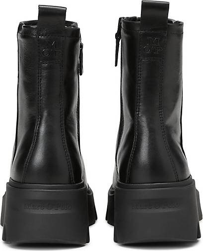 Marc O'Polo Zipper-Stiefel aus glattem Kalbleder