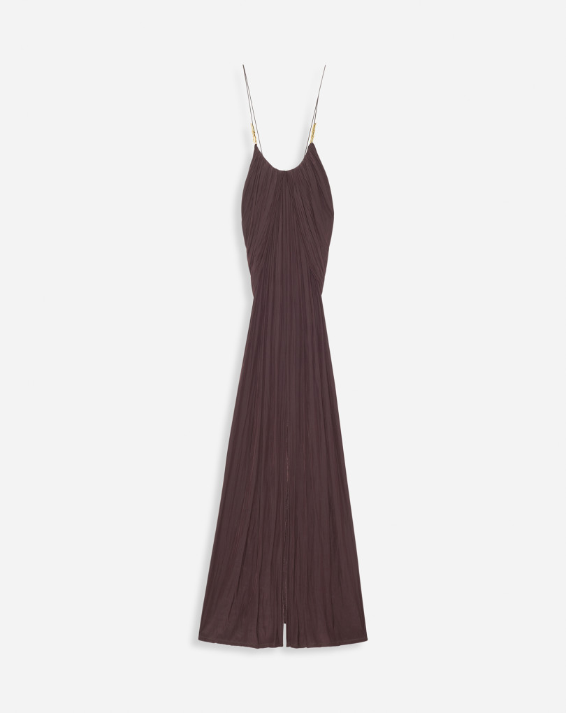 ROBE LONGUE À BRETELLES