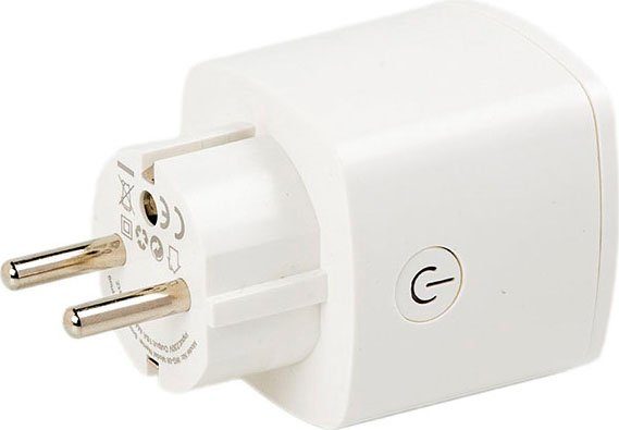 Hyrican Steckdose Hyrican Smart WIFI Steckdose, 16A, Alexa/ Google kompatibel, 1-St., 1er Pack