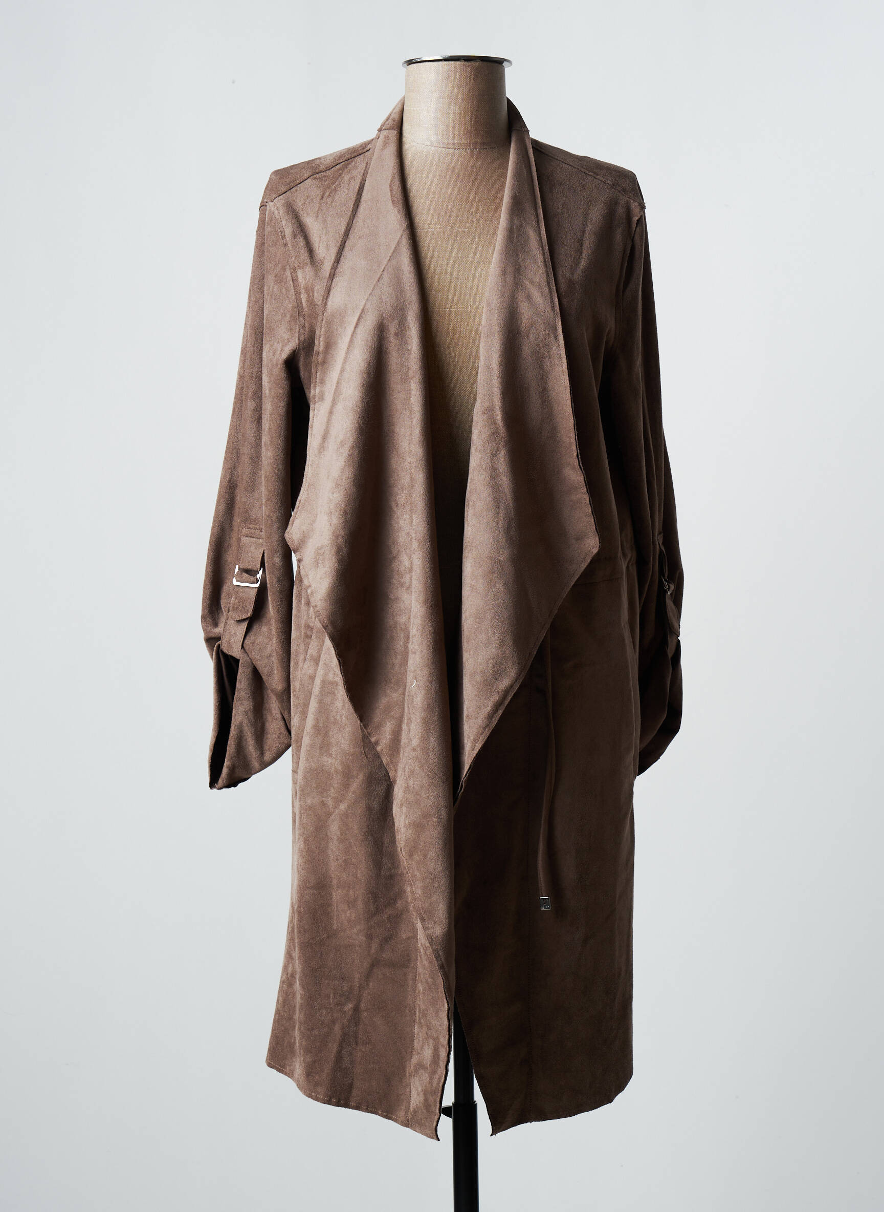 Esprit Manteaux Longs Femme couleur marron