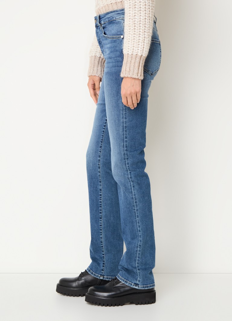 Jeans elasticizzati a gamba dritta a vita alta Liu Jo