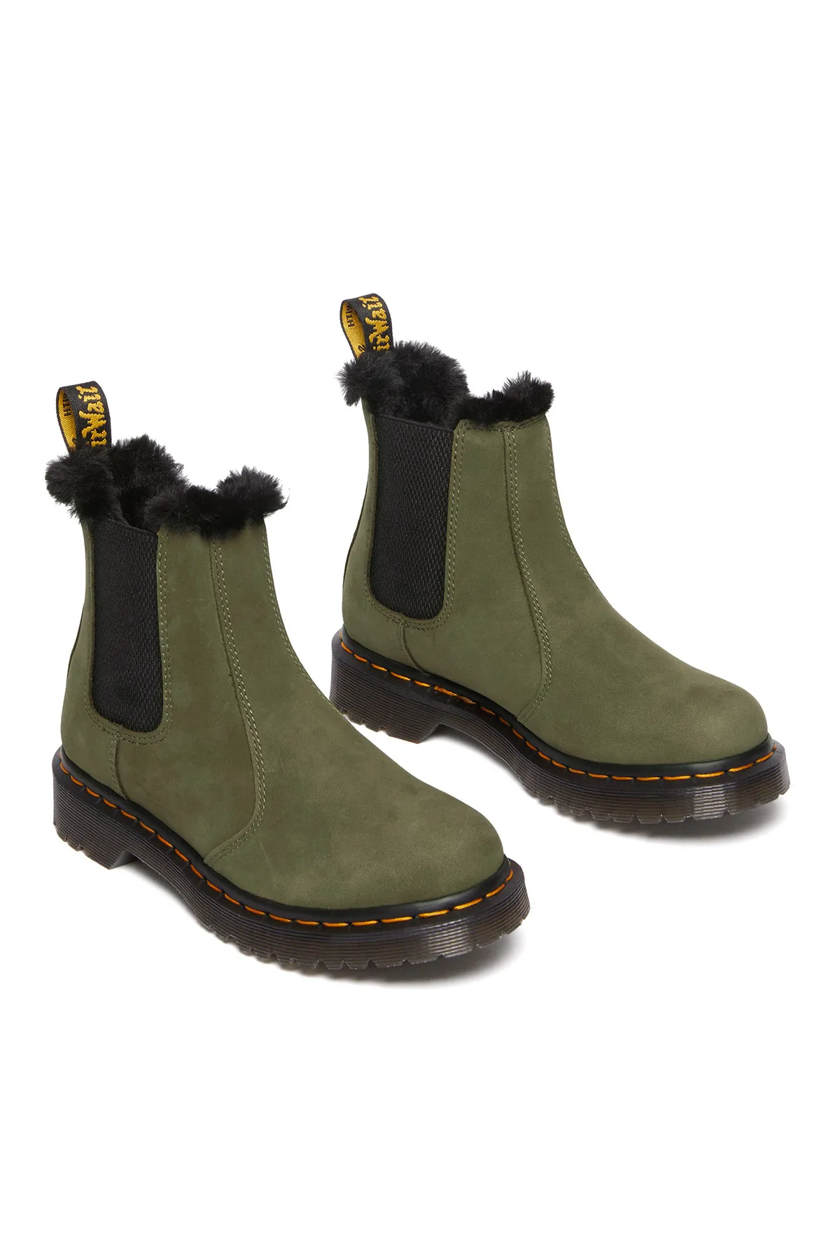 Dr. Martens  Stiefelette - Grün - Blockabsatz