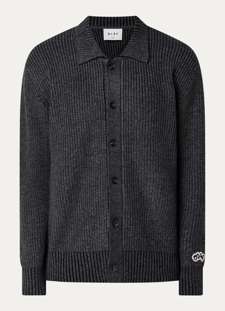 Cardigan gros din amestec de lână OLAF
