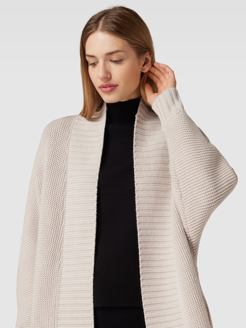 Cardigan mit offener Voderseite in taupe