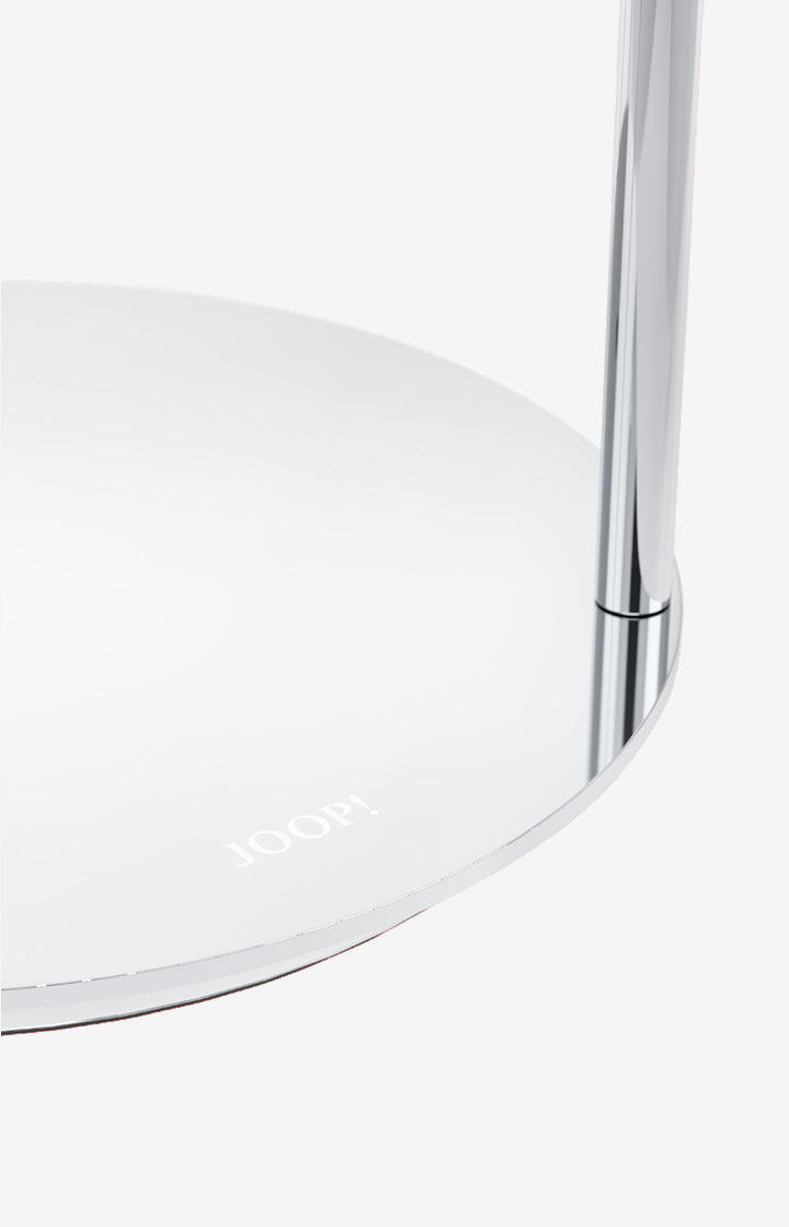 JOOP! ROUND LIGHTS CHROME Tischleuchte, Fumé-Glas/Chrom