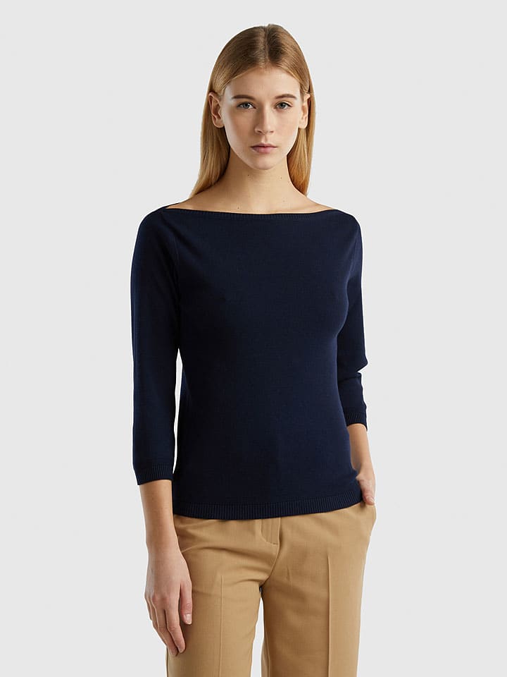 Benetton Pullover in Schwarz günstig kaufen