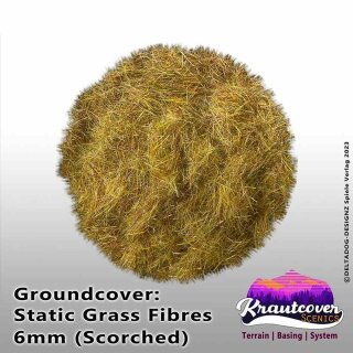 Krautcover Scenics - Static Grass Scorched 6mm (140ml)