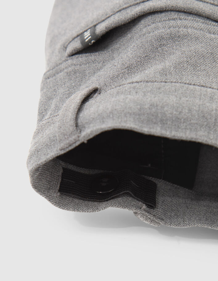 Pantalon LOOSE gris poches battle garçon