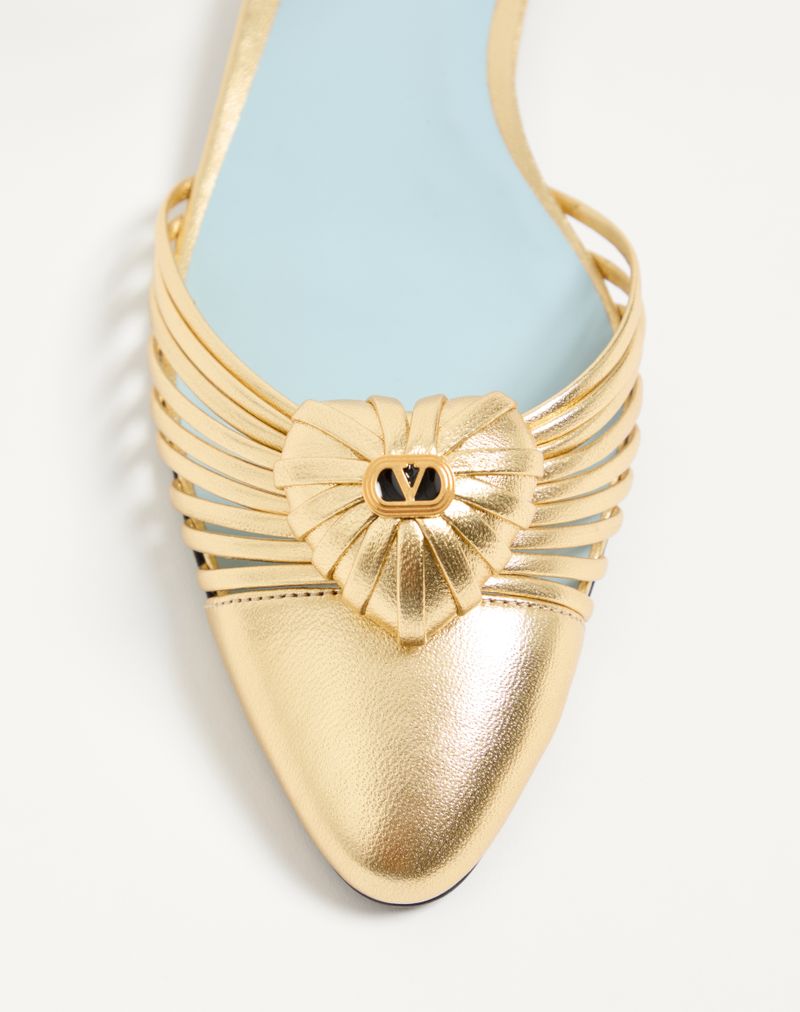 Coeur Royal Ballerina em Nappa Laminada
